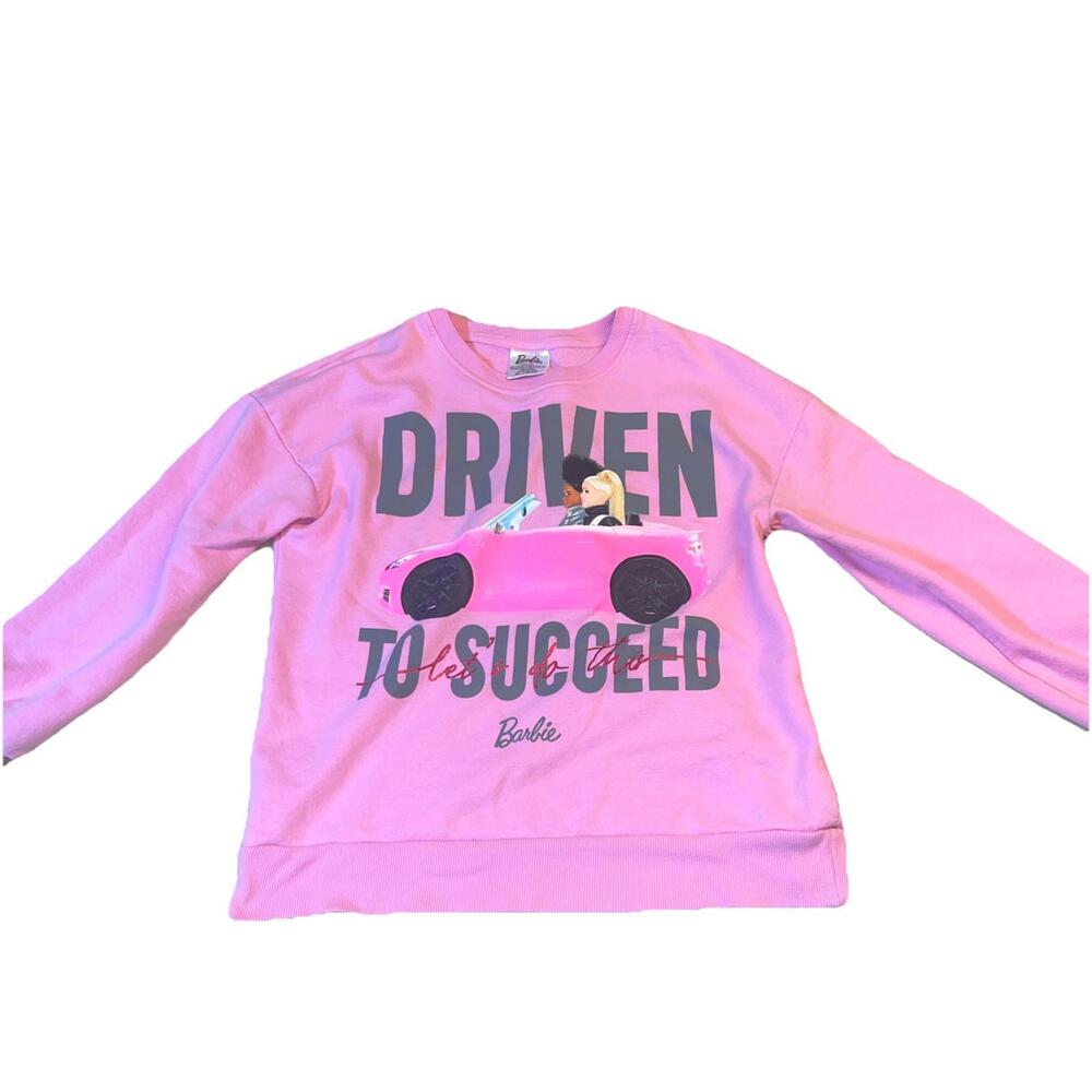 Barbie Girls Pink Sweatshirt, Size 14-16